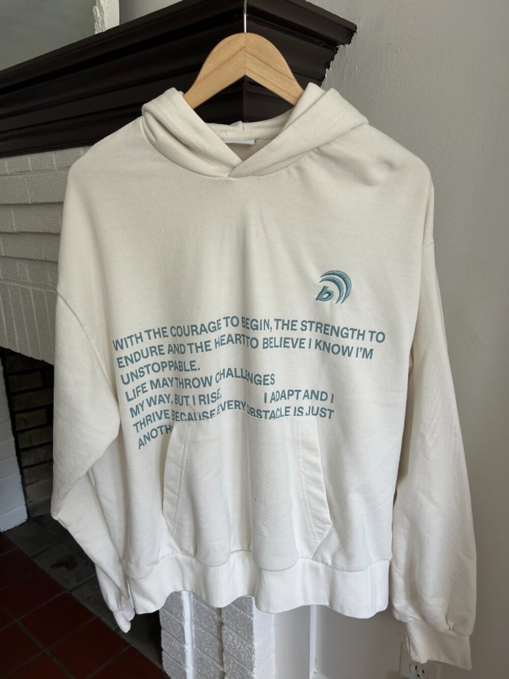 Bershka Hoodie Sweater. Size Large 100% Cotton NWOT